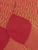 Calze lunghe uomo cotone fantasia geometrico rosso - Gallo 1927 - Official Online Shop