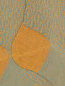 Calze corte uomo cotone fantasia geometrico giallo - Gallo 1927 - Official Online Shop
