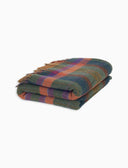 Plaid double face unisex lana verde fantasia tartan colorato e window pane