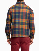 Herrenhemd blau mit farbenfrohem Tartanmuster