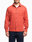 Herrenhemd orange in Uni-Optik