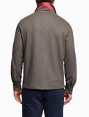 Camisa de hombre verde con efecto liso