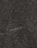 Lange Damensocken in Schwarz mit transparenten Rauten und Glitzereffekt