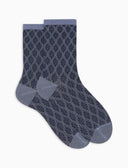 Women's short blue socks