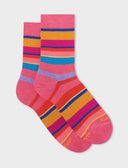 Calze corte bambino cotone erica righe multicolor - Gallo 1927 - Official Online Shop