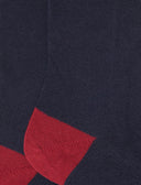 Calze corte uomo cotone e cashmere navy tinta unita e contrasti - Gallo 1927 - Official Online Shop