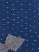 Calze corte uomo cotone royal fantasia pois - Gallo 1927 - Official Online Shop