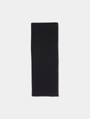 Sciarpa unisex lana, seta e cashmere nero tinta unita - Gallo 1927 - Official Online Shop