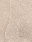 Calze lunghe donna cashmere beige tinta unita - Gallo 1927 - Official Online Shop