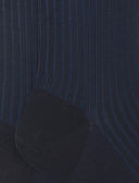 Calze lunghe uomo cotone nero/oltremare vanisé - Gallo 1927 - Official Online Shop