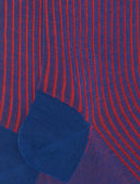 Calze lunghe uomo cotone royal/papavero vanisé - Gallo 1927 - Official Online Shop