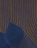 Calze corte uomo cotone vanisé blu - Gallo 1927 - Official Online Shop