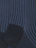 Calze lunghe uomo cotone antracite twin rib - Gallo 1927 - Official Online Shop