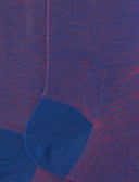 Calze lunghe uomo cotone fantasia cangiante blu - Gallo 1927 - Official Online Shop