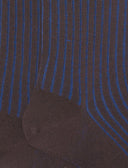 Calze lunghe uomo lana e cotone marrone vanisé - Gallo 1927 - Official Online Shop