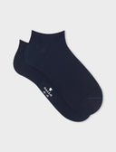 Calze fantasmini uomo cotone blu tinta unita - Gallo 1927 - Official Online Shop