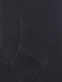Calze lunghe uomo cotone nero tinta unita - Gallo 1927 - Official Online Shop