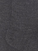 Calze lunghe donna lana, seta e cashmere antracite tinta unita - Gallo 1927 - Official Online Shop