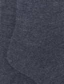 Calze corte donna lana, seta e cashmere antracite tinta unita - Gallo 1927 - Official Online Shop