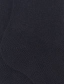 Calze corte donna lana, seta e cashmere nero tinta unita - Gallo 1927 - Official Online Shop