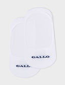 Solette accollate donna cotone bianco tinta unita - Gallo 1927 - Official Online Shop