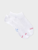 Calze fantasmini donna cotone bianco tinta unita - Gallo 1927 - Official Online Shop