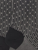 Calze lunghe uomo cotone nero fantasia giglio - Gallo 1927 - Official Online Shop