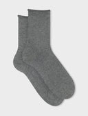 Calze corte donna cotone ferro tinta unita - Gallo 1927 - Official Online Shop