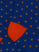 Calze corte bambino cotone blu fantasia pois - Gallo 1927 - Official Online Shop