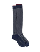 Calze lunghe uomo lana e cotone royal twin rib - Gallo 1927 - Official Online Shop