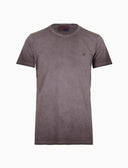 T-shirt girocollo unisex cotone marrone tinto capo tinta unita - Gallo 1927 - Official Online Shop