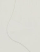 Calze lunghe donna cotone bianco tinta unita a coste - Gallo 1927 - Official Online Shop